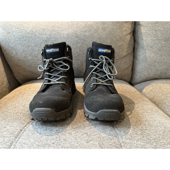 Goodyear Waterproof Work and Hiking Boots Black Size 11 - Picture 1 of 6